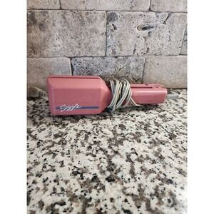 1980's/90's Sizzle Hair Crimper Pink Tested And Working